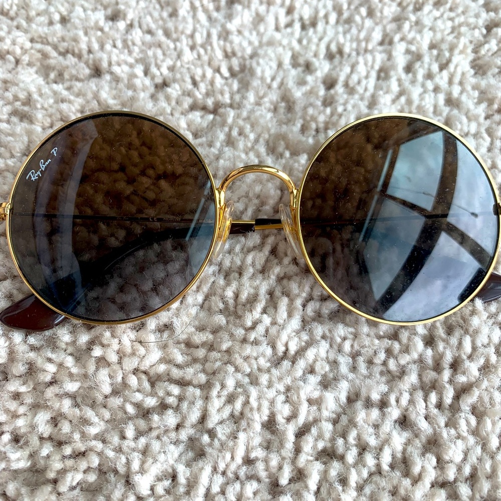 Oversized round Ray-Bans